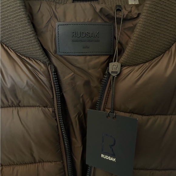 RUDSAK Dark Brown Puffer Jacket. Espresso color - Picture 5 of 10